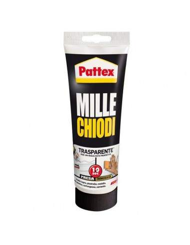 Adesivo Pattex Millechiodi Trasparente 200Gr - 1948311 Pattex - 1