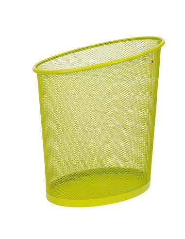 Cestino Gettacarte 18Lt Mesh In Rete Metallica Verde Alba - MESHCORB/V Alba - 1