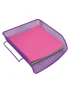 Vaschetta Portacorrispondenza Mesh In Rete Metallica Viola Alba - MESHFRA/P Alba - 1