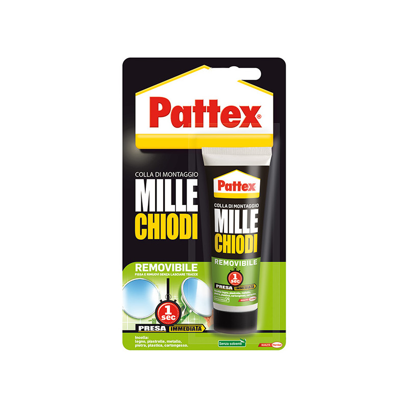 Adesivo Pattex Millechiodi Removibile 100Gr - 1948307