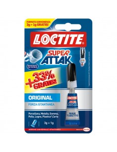 Colla Super Attak Original 3Gr+1Gr Gratis - 2136314 Loctite - 1