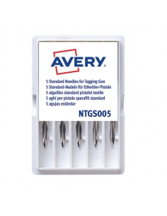 Scatola 5 Aghi Standard Per Sparafili Avery - NTGS005 Avery - 1