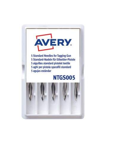 Scatola 5 Aghi Standard Per Sparafili Avery - NTGS005 Avery - 1