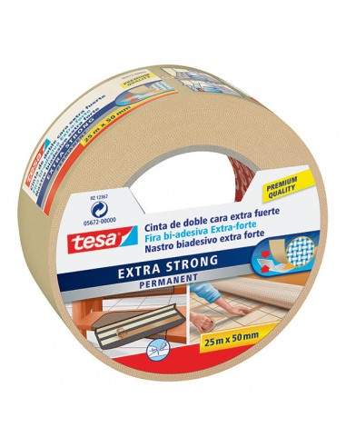 Nastro Biadesivo 50Mmx25Mt Extra-Forte Tesa - 05672-00000-00