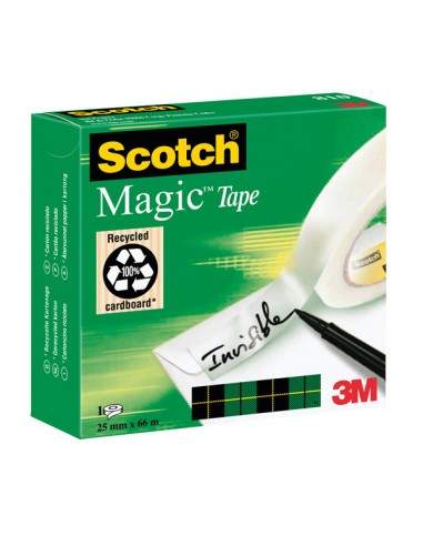 Nastro Adesivo Scotch Magic 810-2566 25Mmx66Mt Invisibile Permanente - 56065 Scotch - 1