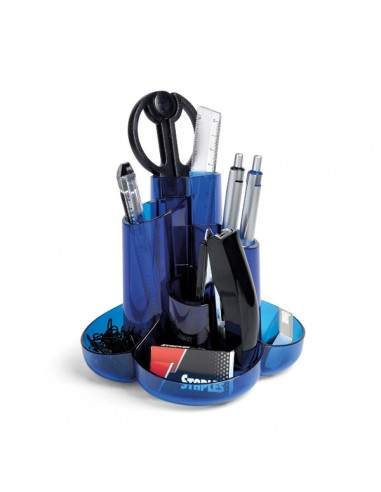 Desk Set C/Accessori Blu Traslucido 60571 Niji - 60571 Niji - 1