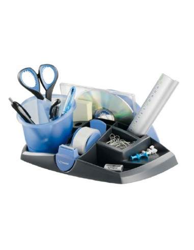 Desk Organizer Ergologic Nero/Blu 13 Scomparti Maped - 751212 Maped - 1