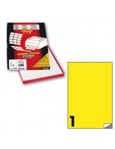 Etichetta Adesiva C/503 Giallo Fluo 100Fg A4 210X297Mm (1Et/Fg) Markin - X210C503F-GI Markin - 1