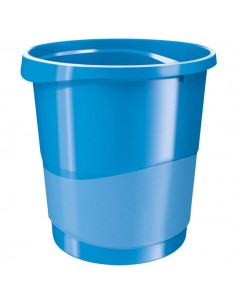 Cestino Gettacarte Europost Blu Vivida 14Lt Esselte - 623948 Esselte - 1