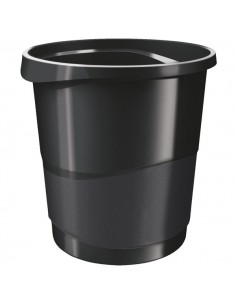 Cestino Gettacarte Europost Nero Vivida 14Lt Esselte - 623952 Esselte - 1