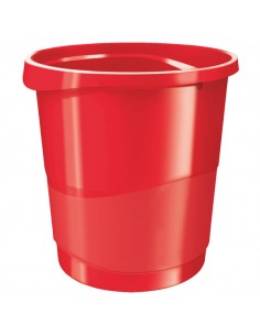 Cestino Gettacarte Europost Rosso Vivida 14Lt Esselte - 623947 Esselte - 1