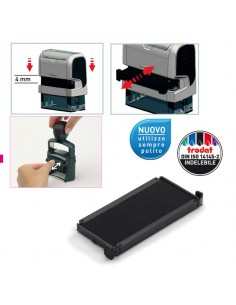 Blister Da 2 Tamponi 6/4914 Nero Trodat - 53601. Trodat - 1