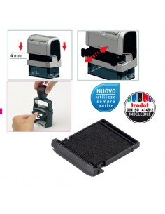 Blister Da 2 Tamponi 6/9440 Nero Trodat - 53171. Trodat - 1