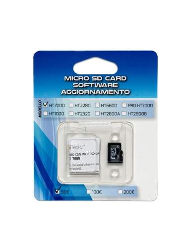 Micro Sd Card Aggiornamento Ht2800 Per Seriali Da Dq1511700001 A Dq151171000 - SD2800B Holenbecky - 1