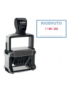 Timbro Professional 4.0 5460/Pr4/L1 Datario + Ricevuto Autoinchiostrante Trodat - 120416 Trodat - 1