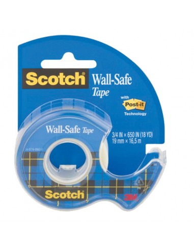 Nastro Adesivo Scotch® Wall-Safe 19Mmx16,5Mt In Chiocciola 183-Isp - 36518 Scotch - 1