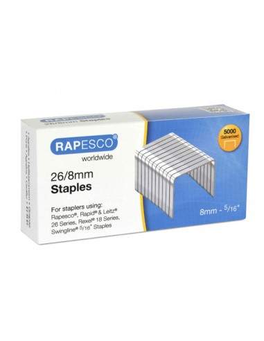 Scatola 5000 Punti In Metallo 26/8 Rapesco - S11880Z3 Rapesco - 1