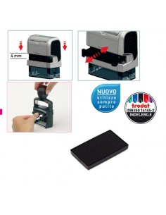 Blister Da 3 Tamponi 6/4926 Nero Trodat - 1514 Trodat - 1