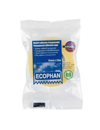 Nastro Adesivo Ecophan 15Mmx33Mt In Caramella Eurocel - 001416153 - (conf. 10) Eurocel - 1