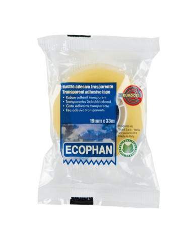 Nastro Adesivo Ecophan 19Mmx33Mt In Caramella Eurocel - 001416203 - (conf. 8) Eurocel - 1