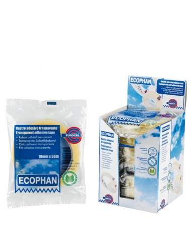 Nastro Adesivo Ecophan 15Mmx66Mt In Caramella Eurocel - 001417158 - (conf. 10) Eurocel - 1