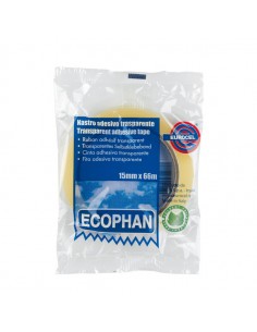 Nastro Adesivo Ecophan 19Mmx66Mt In Caramella Eurocel - 001417210 - (conf. 8) Eurocel - 1