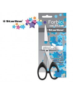 Forbici 21Cm Lama In Acciaio Impugnatura Nera Starline - 4368 STARLINE - 1