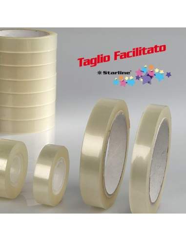 Torre 10 Rotoli Nastro Adesivo 15Mmx33Mt Trasparente Starline - 1180 STARLINE - 1