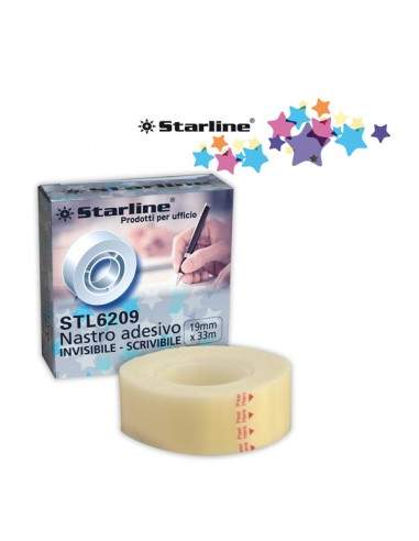 Nastro Adesivo 19Mmx33Mt Scrivibile E Invisibile Starline - 1301stl STARLINE - 1