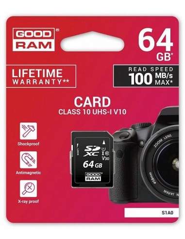 Scheda SD 64GB SDXC Goodram - blister retail Goodram - 1