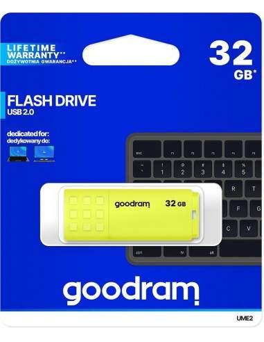 Pendrive GoodRAM 32GB UME2 yellow USB 2.0 - retail blister Goodram - 1