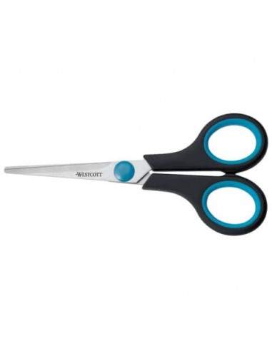 Forbici Westcott Easy Grip blu/nero lame diritte e simmetriche lama 14 cm E-30250 00 Westcott - 1