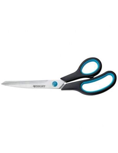 Forbici Westcott Easy Grip lame arcuate asimmetriche blu/nero 24,5 cm E-30293 00 Westcott - 1