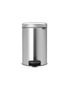 Pattumiera a pedale Brabantia Pedal Bin New Icon 24x32,5x40 cm Inox Satinato 12 litri - 113604 Brabantia - 1