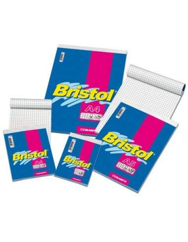 Blocco punto metallico Blasetti BRISTOL copertina patinata 115 gr 50 g/m² Q 5M A5 15X21cm - 1028 Blasetti - 1