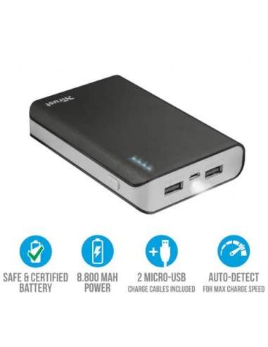 Caricatore portatile Powerbank 8800 Trust Primo nero 21227 Trust - 1