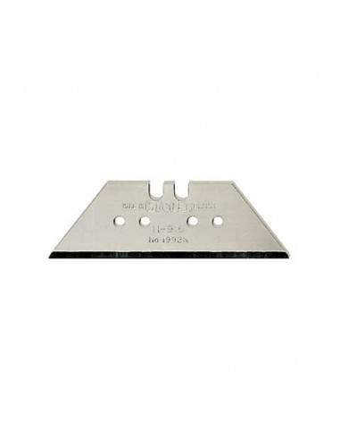 Lame per cutter STANLEY a trapezio acuto base 61-33 mm - h 19 mm spessore 0,6 mm astuccio 10 lame - M11916B Stanley - 1