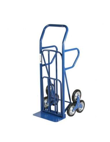 Carrello in acciaio Serena Group 55 x 52-80 x h. 140 cm blu HT4028 Serena Group - 1