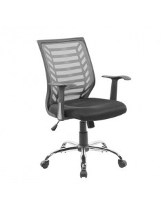 Sedia operativa rete Serena Group Miami in tessuto e rete tecnica grigio H8082G Serena Group - 1