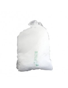 Sacchi immondizia Cagliplast in mater-bi biodegradabile capacità 97 l Bianco naturale  rotolo da 20 pz. - 21361 Cagliplast - 1