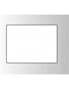 Rt. 500 Etichette Antitaccheggio - f.to 40x30 mm - disat. - 8,20MHz - bianca (ordine minimo 4 rt.)  - 1 2
