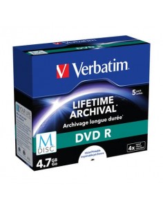 DVD R M-Disc Stampabile Verbatim 4.7 GB  conf. da 5 - 43821 Verbatim - 1