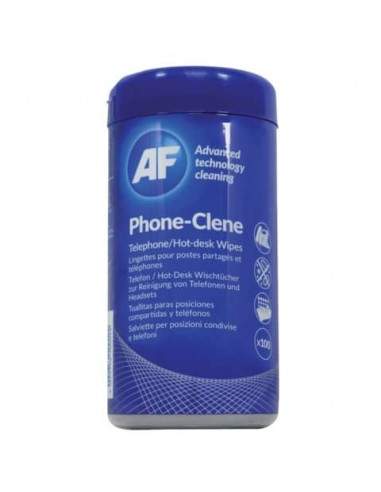 Salviette detergenti AF International Phone-Clene Barattolo da 100 salviette - APHC100T AF - 1