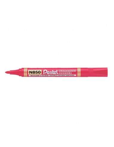 Marcatore permanente Pentel N850 punta conica 4.5 mm rosso N850-BE Pentel - 1