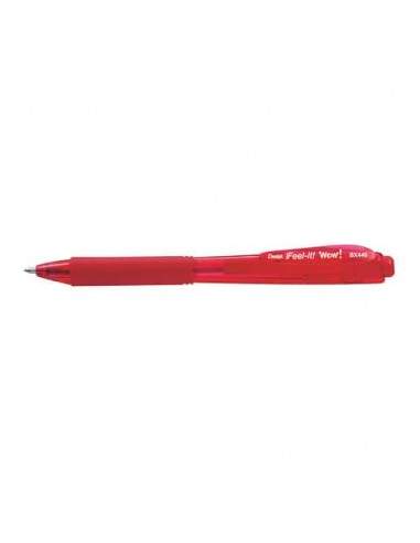 Penne a sfera a scatto Pentel Feel It Wow 1.0 mm rosso BX440-BI Pentel - 1