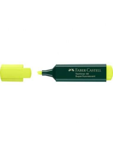 Evidenziatore Faber-Castell Textliner 48 Refill tratto 1-2-5 mm giallo fluo 154807 Faber Castell - 1