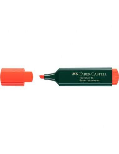 Evidenziatore Faber-Castell Textliner 48 Refill tratto 1-2-5 mm arancione fluo 154815 Faber Castell - 1