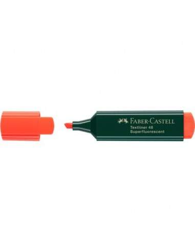 Evidenziatore Faber-Castell Textliner 48 Refill tratto 1-2-5 mm arancione fluo 154815 Faber Castell - 1