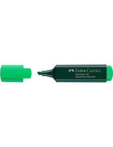 Evidenziatore Faber-Castell Textliner 48 Refill tratto 1-2-5 mm verde 154863 Faber Castell - 1