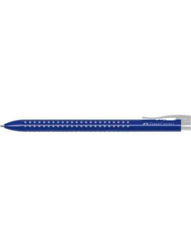 Penne a sfera a scatto Faber-Castell Grip 2022 punta M blu 544651 Faber Castell - 1